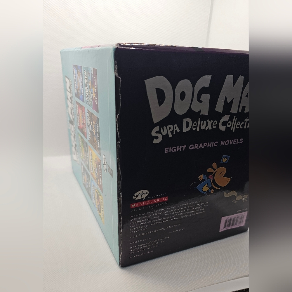 Dog Man Supa Deluxe Collection Eight Graphic Novels Dav Pilkey Excellent Comics - Picture 4 of 4